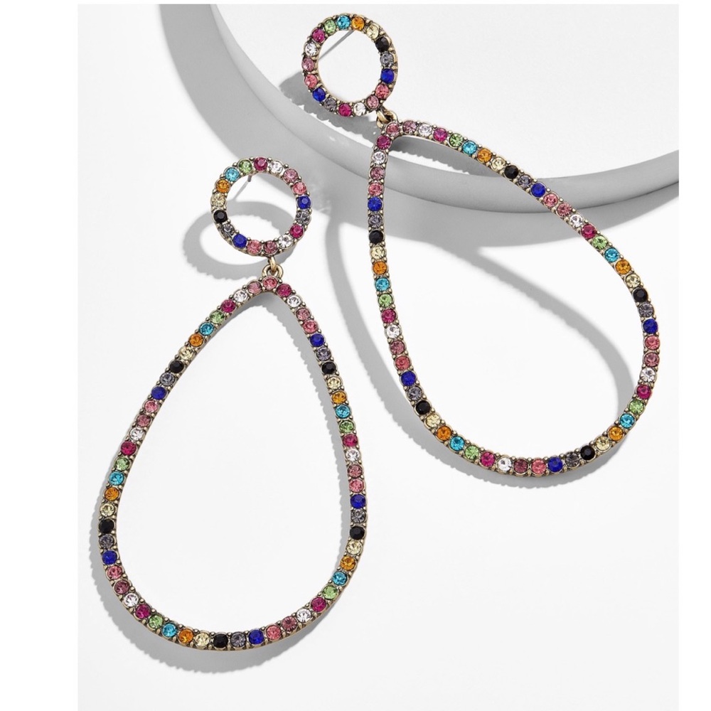 New w Tags Baublebar Genevieve Multi Hoop Earrings